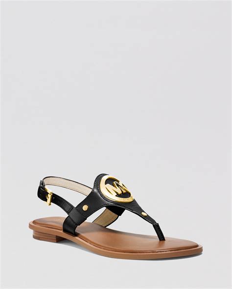 Michael Kors Aubrey Charm Thong Sandals .